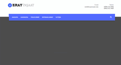 Desktop Screenshot of erayinsaat.com